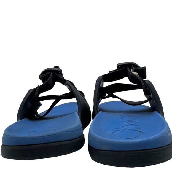 Chaco Sandals Kids Juniors 3 Blue Chillos Slides Slip On Z Straps Outdoor Beach - Picture 11 of 16